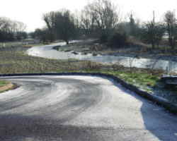 near latton bridge in water - T&S Canal